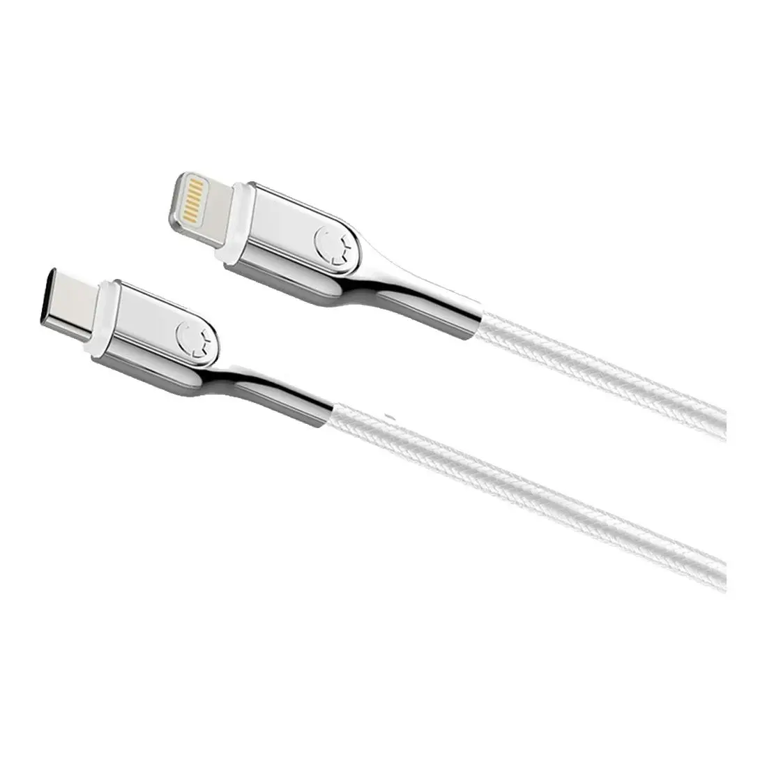 Cygnett Armoured Lightning to USB-C Cable 1M - White