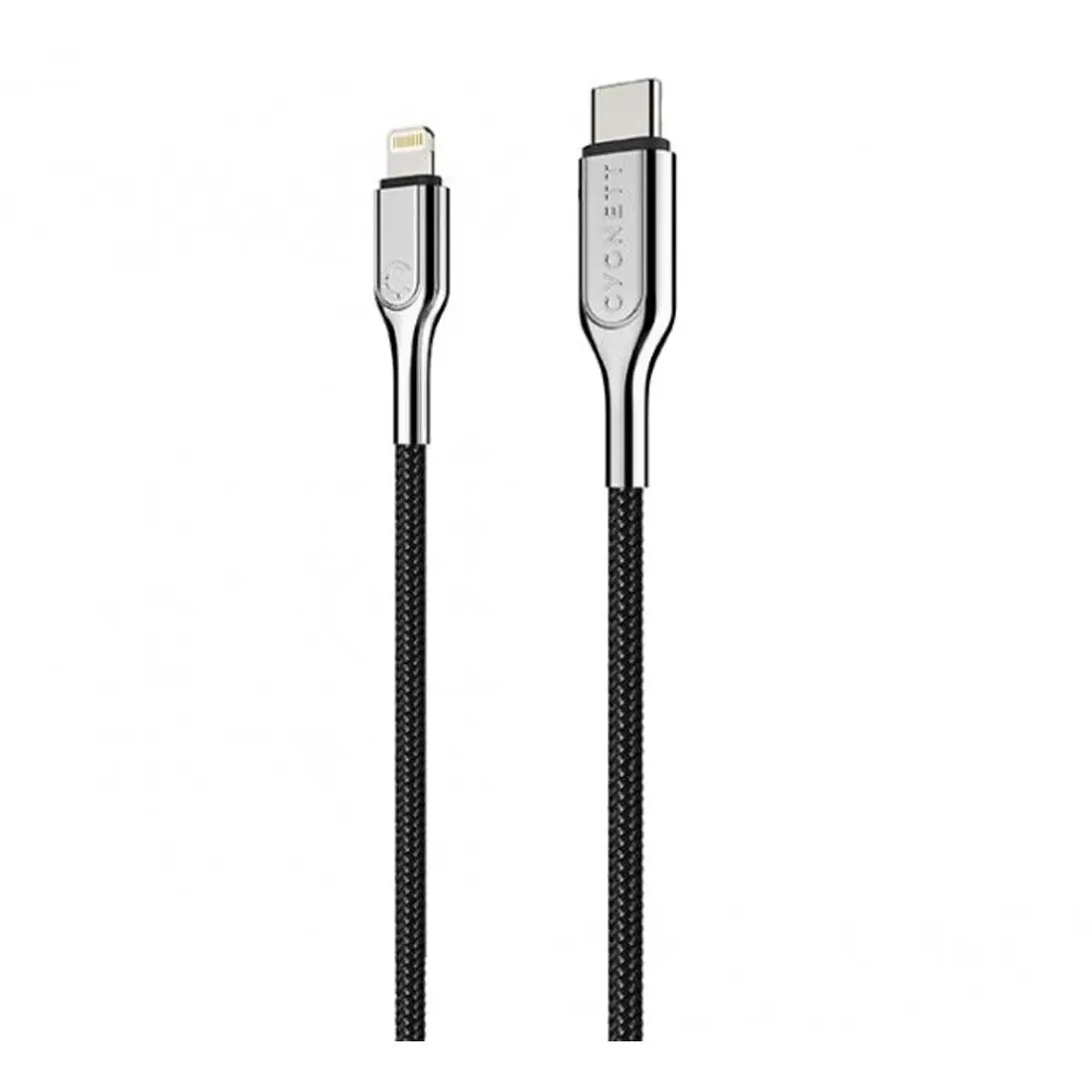 Cygnett Armoured Lightning to USB-C 2M Cable CY2801PCCCL (MFi-Certified) - Black