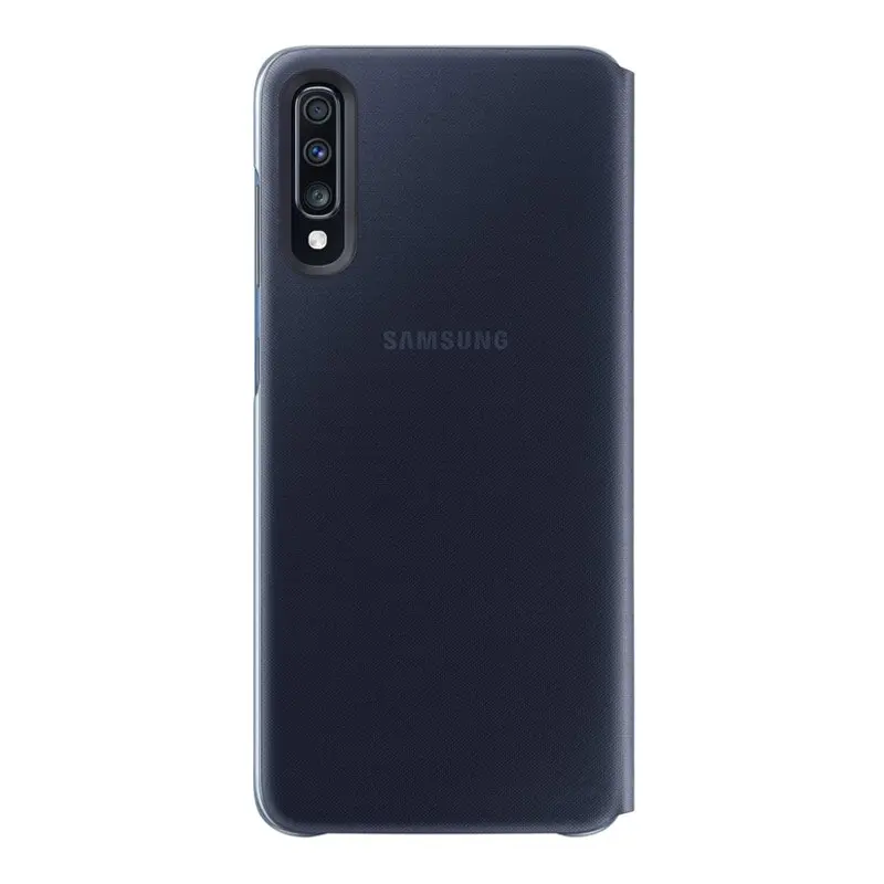 Samsung Galaxy A70 Wallet Cover - Black