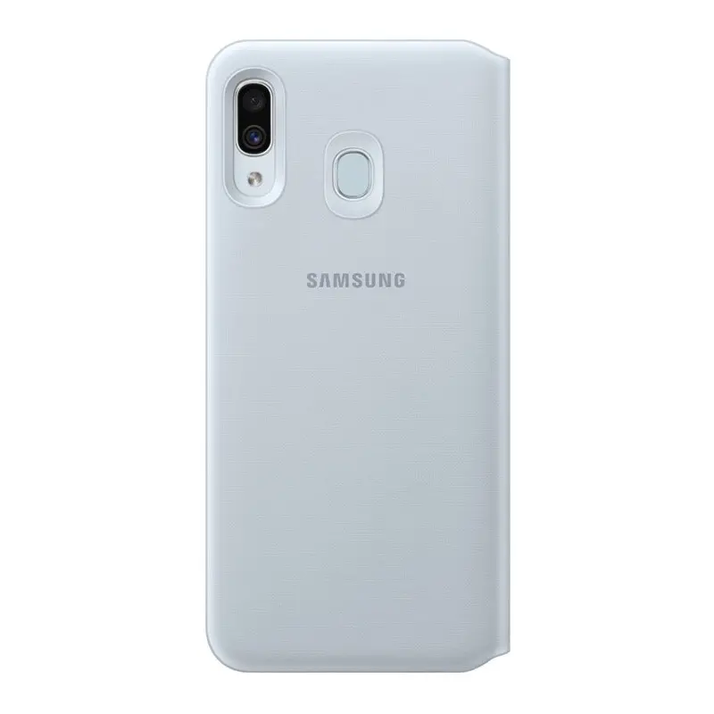 Samsung Galaxy A30 Wallet Cover - White