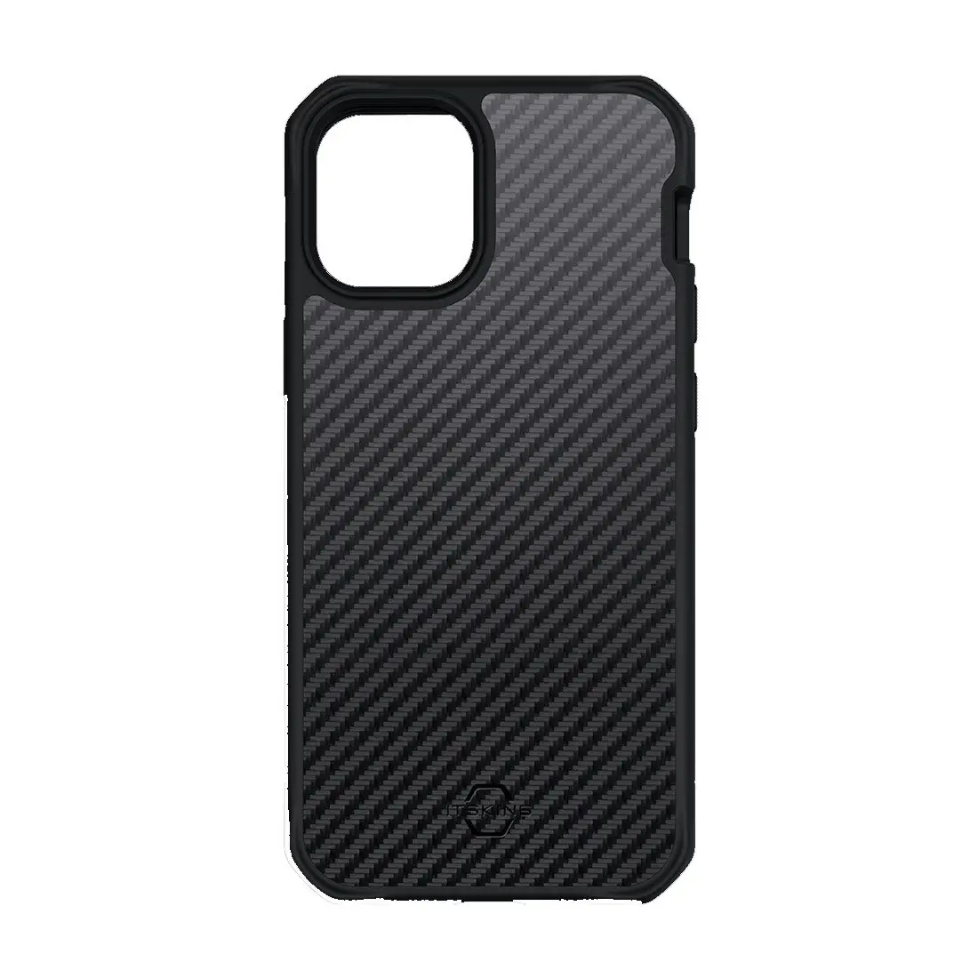 Itskins Hybrid Carbon Drop Protection Case for iPhone 12 Pro Max - Black