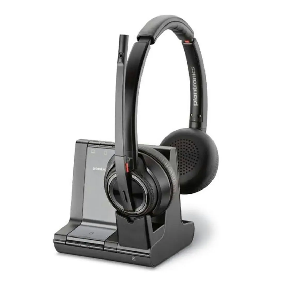 Poly Savi Office W8220 OTH Wireless UC Stereo Dect Headset - Black