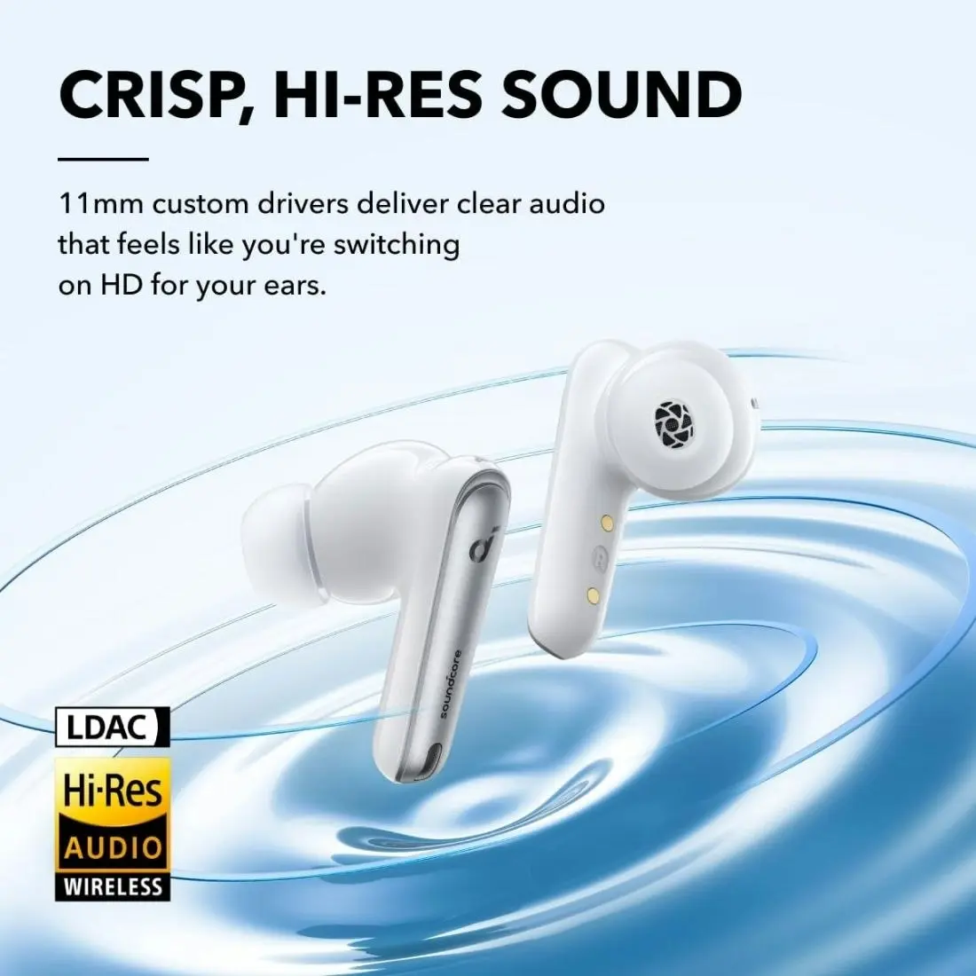 Soundcore Liberty 4 NC Wireless Noise Cancelling Earbuds - White