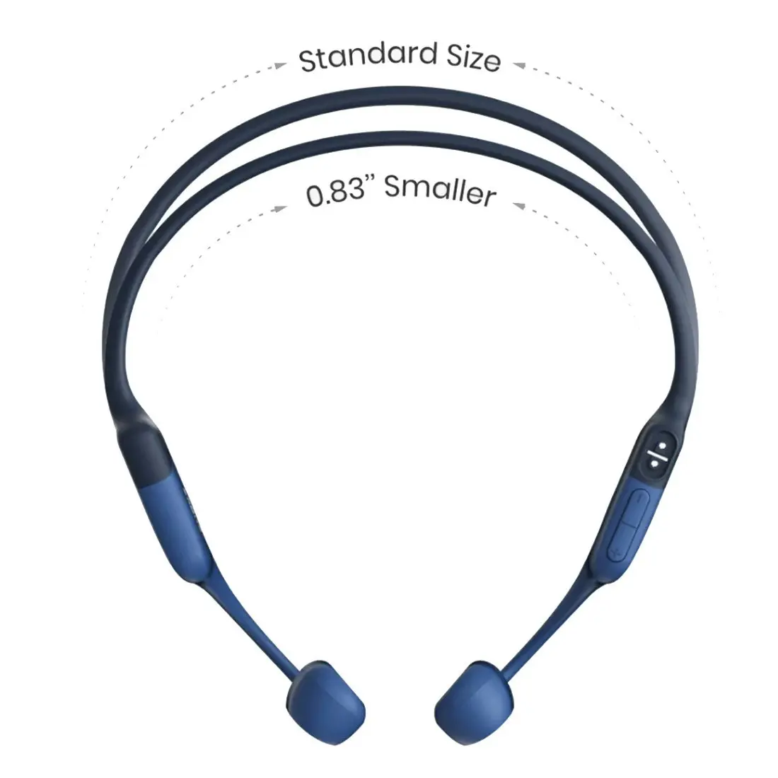 SHOKZ OpenRun Mini Bluetooth Open-Ear Endurance Headphones - Blue