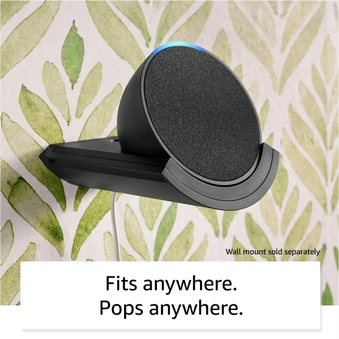 Amazon Echo Pop Compact Smart Speaker - Charcoal