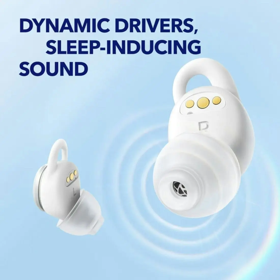 Soundcore Sleep A10 Noise Blocking Sleep Earbuds - White