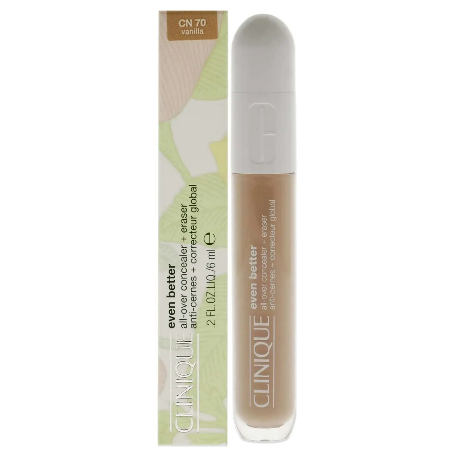 Clinique Even Better All-Over Liquid Concealer + Eraser For Women Cn 70 Vanilla 6ml