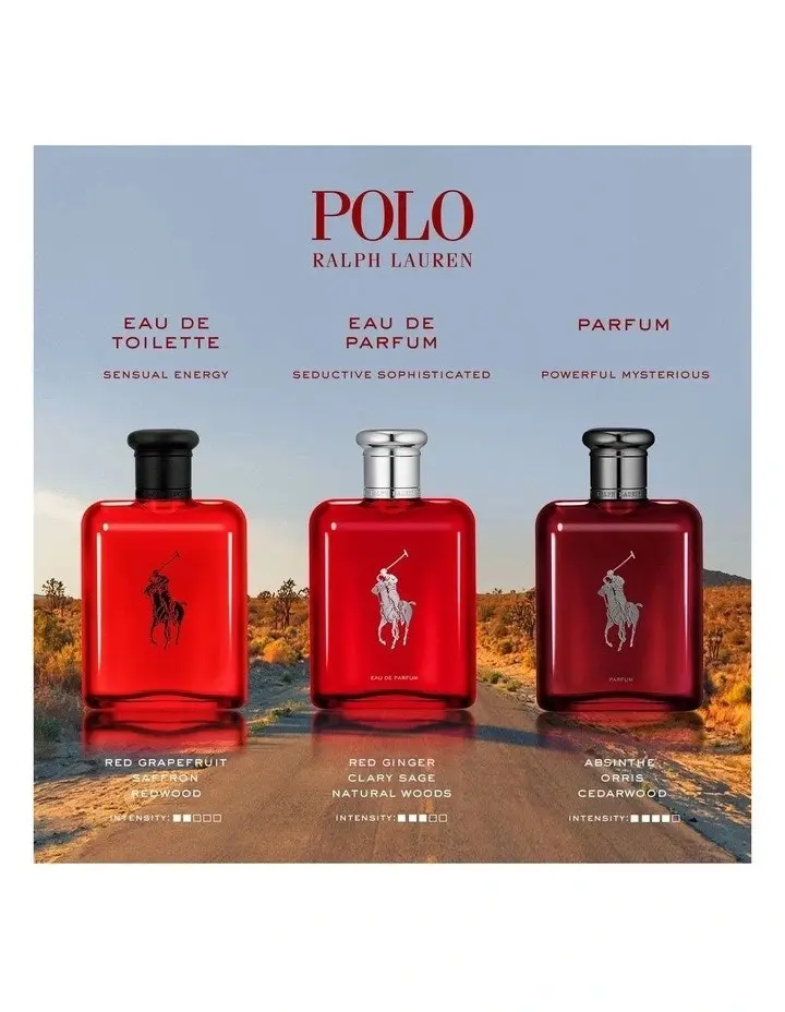 Ralph Lauren Polo Red Parfum 125ml Refillable