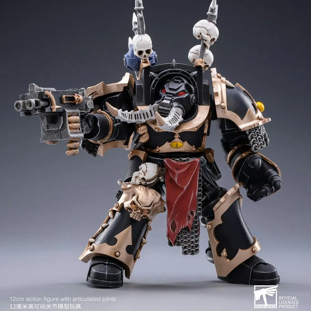 Warhammer Collectibles: 1/18 Scale Black Legion Chaos Terminator Brother Bathalorr