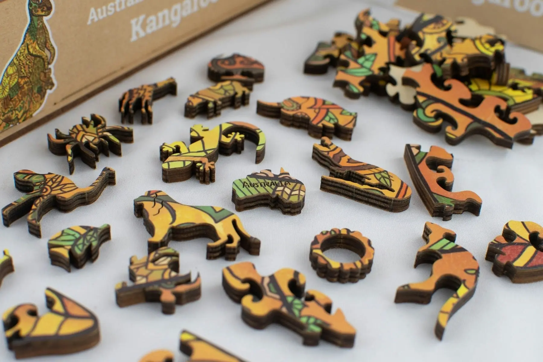 LPG Wooden Puzzle Australiana Series 01 - Kangaroo