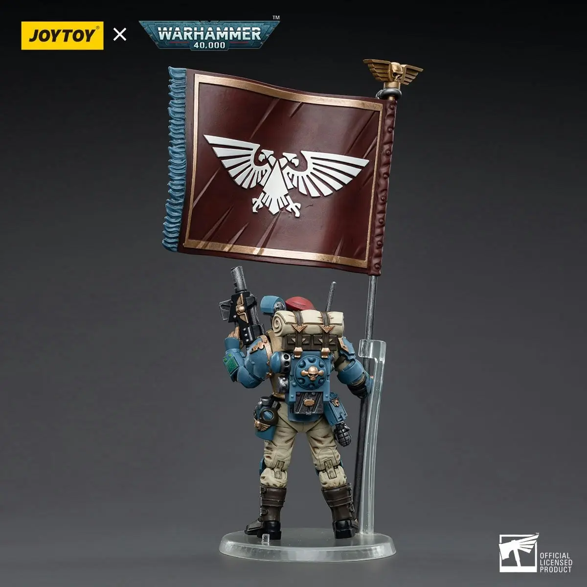 Warhammer Collectibles: 1/18 Scale Astra Militarum 55th Kappic Eagles Banner Bearer