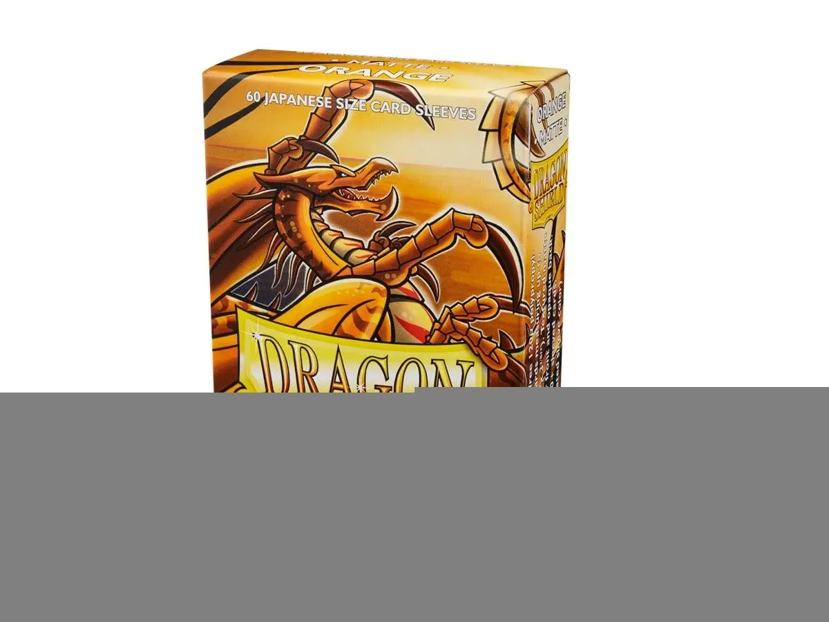 Sleeves - Dragon Shield Japanese - Box 60 - Orange Matte