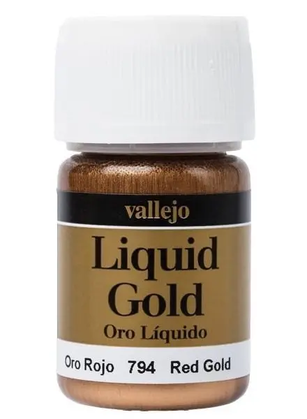 Vallejo Model Colour - Metallic Liquid Red Gold (Alcohol Base) 35 ml