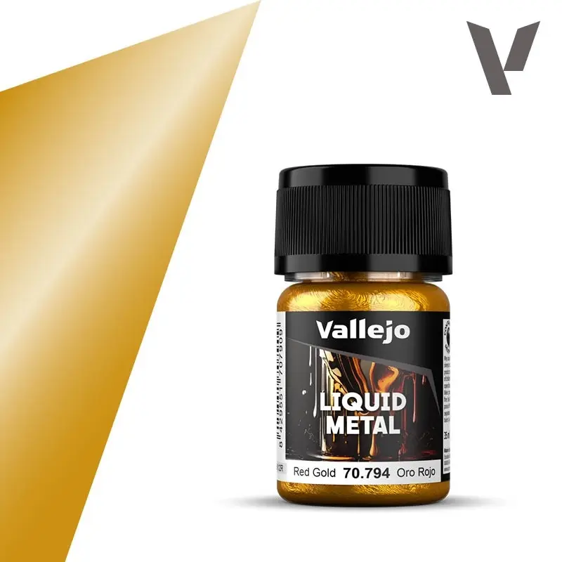 Vallejo Model Colour - Metallic Liquid Red Gold (Alcohol Base) 35 ml