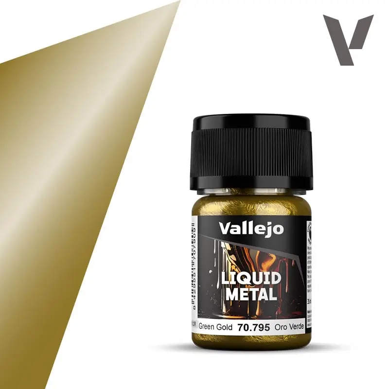 Vallejo Model Colour - Metallic Liquid Green Gold (Alcohol Base) 35 ml