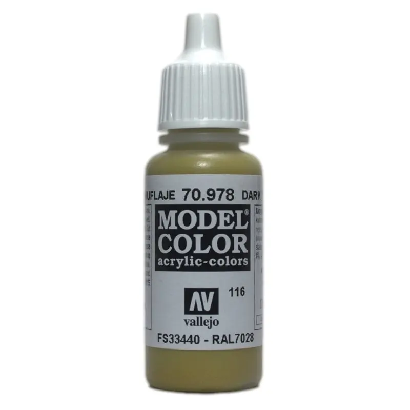 Vallejo Model Colour - Dark Yellow 17 ml