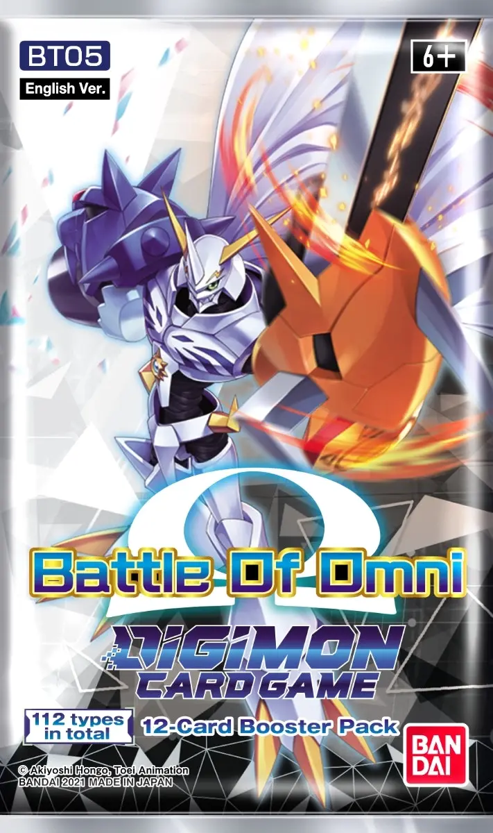 Digimon Card Game Series 05 Battle of Omni BT05 Booster Display