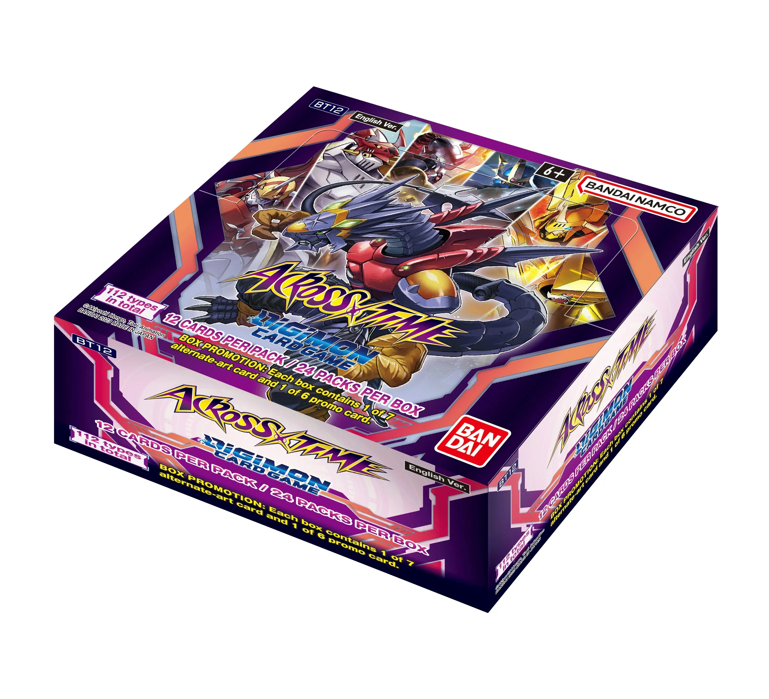 Digimon Card Game Across Time BT12 Booster Display