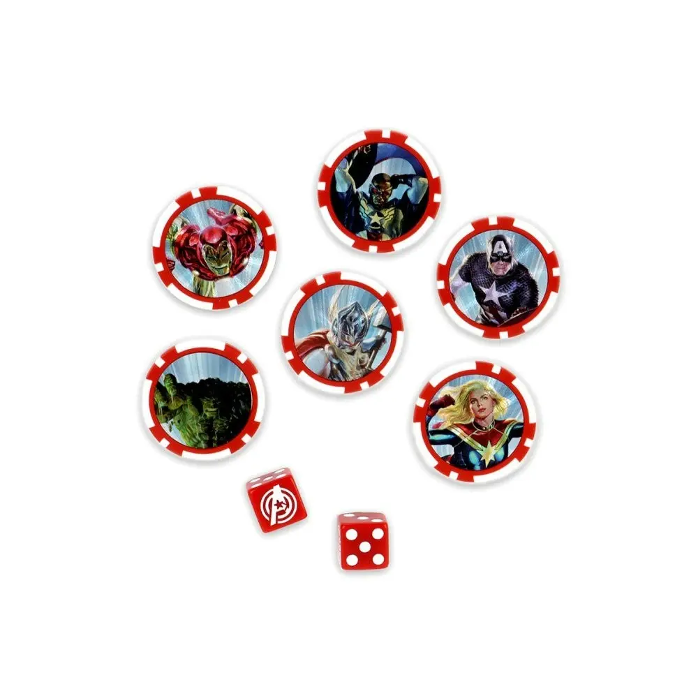 Marvel HeroClix Captain America and the Avengers Dice and Token Pack