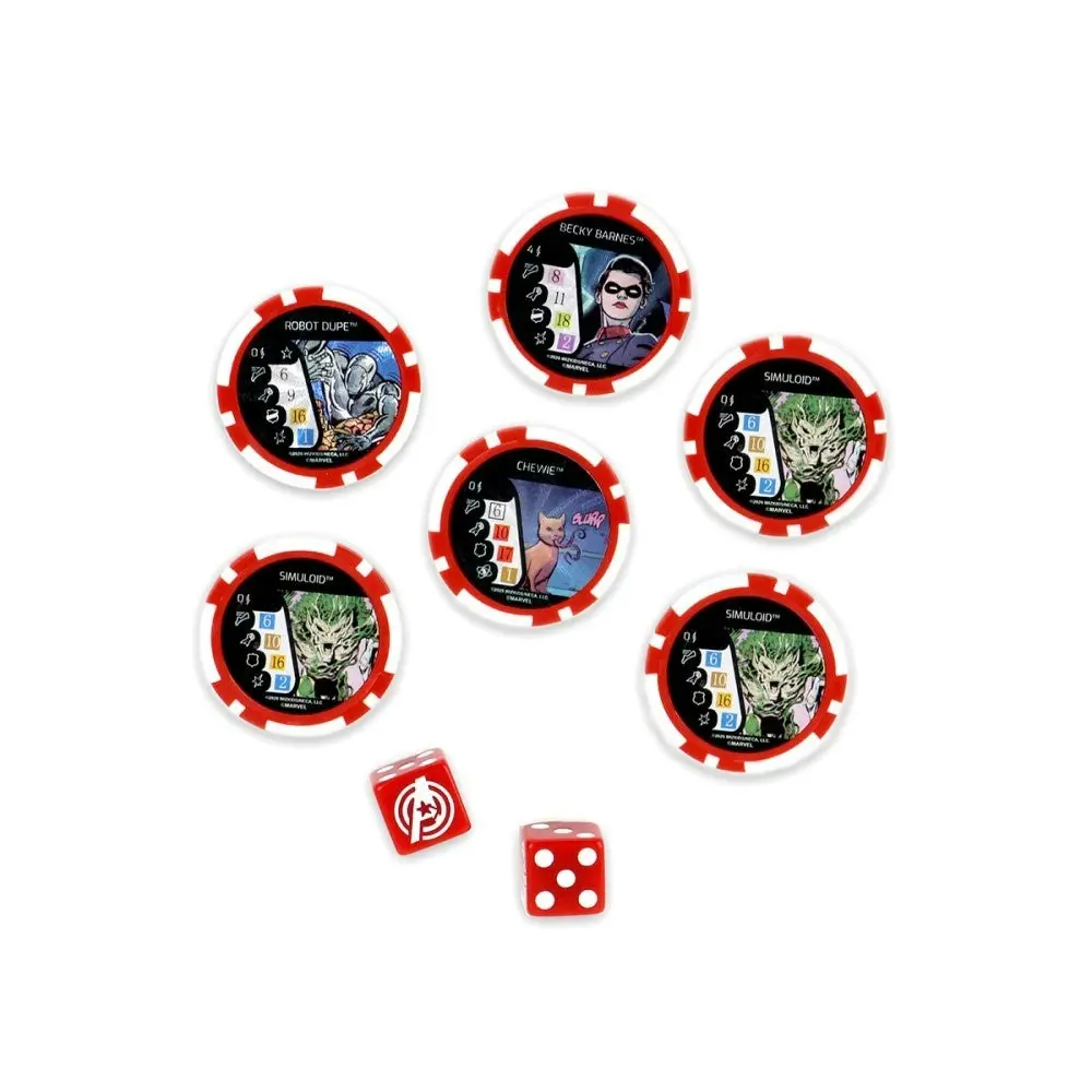 Marvel HeroClix Captain America and the Avengers Dice and Token Pack