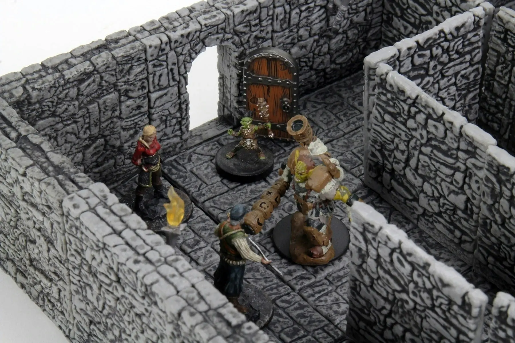 WarLock Tiles Dungeon Tiles II Full Height Stone Walls Expansion