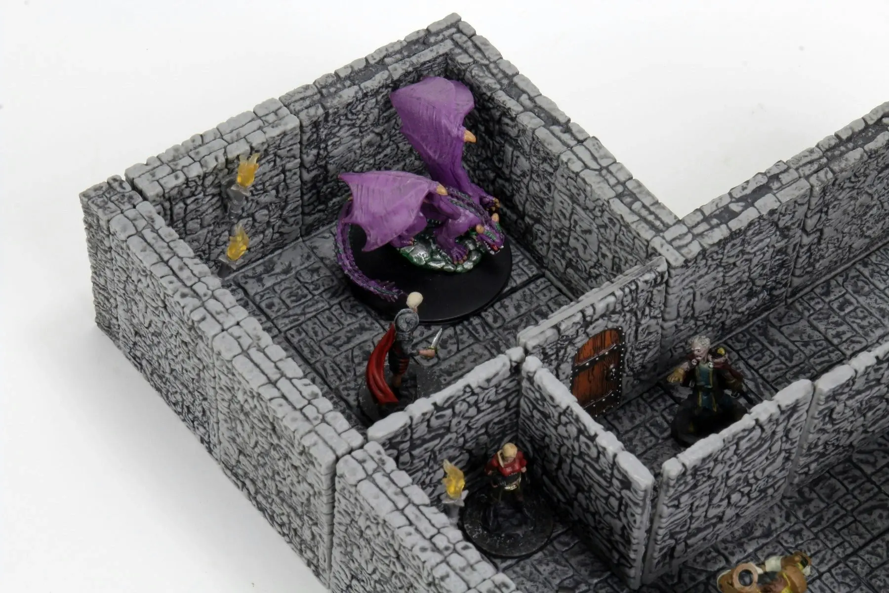 WarLock Tiles Dungeon Tiles II Full Height Stone Walls Expansion