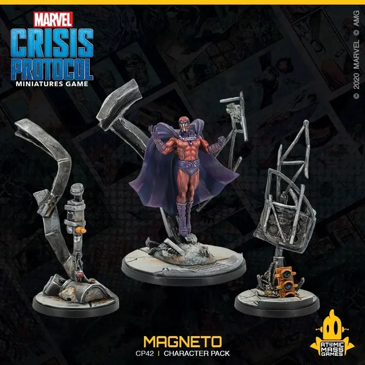 Marvel Crisis Protocol Miniatures Game Magneto and Toad