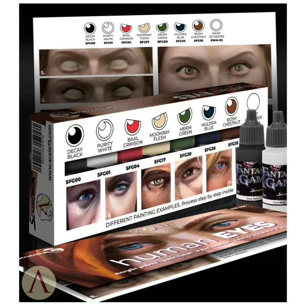 Scale 75 Scalecolor Human Eyes Paint Set