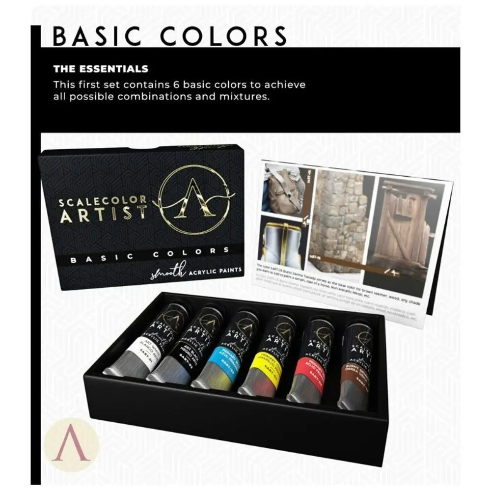 Scale 75 Scalecolor Artist Basic Colours Paint Set