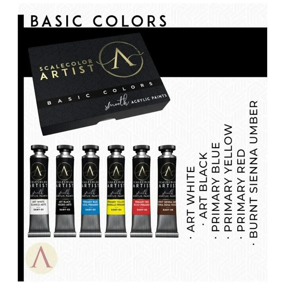 Scale 75 Scalecolor Artist Basic Colours Paint Set