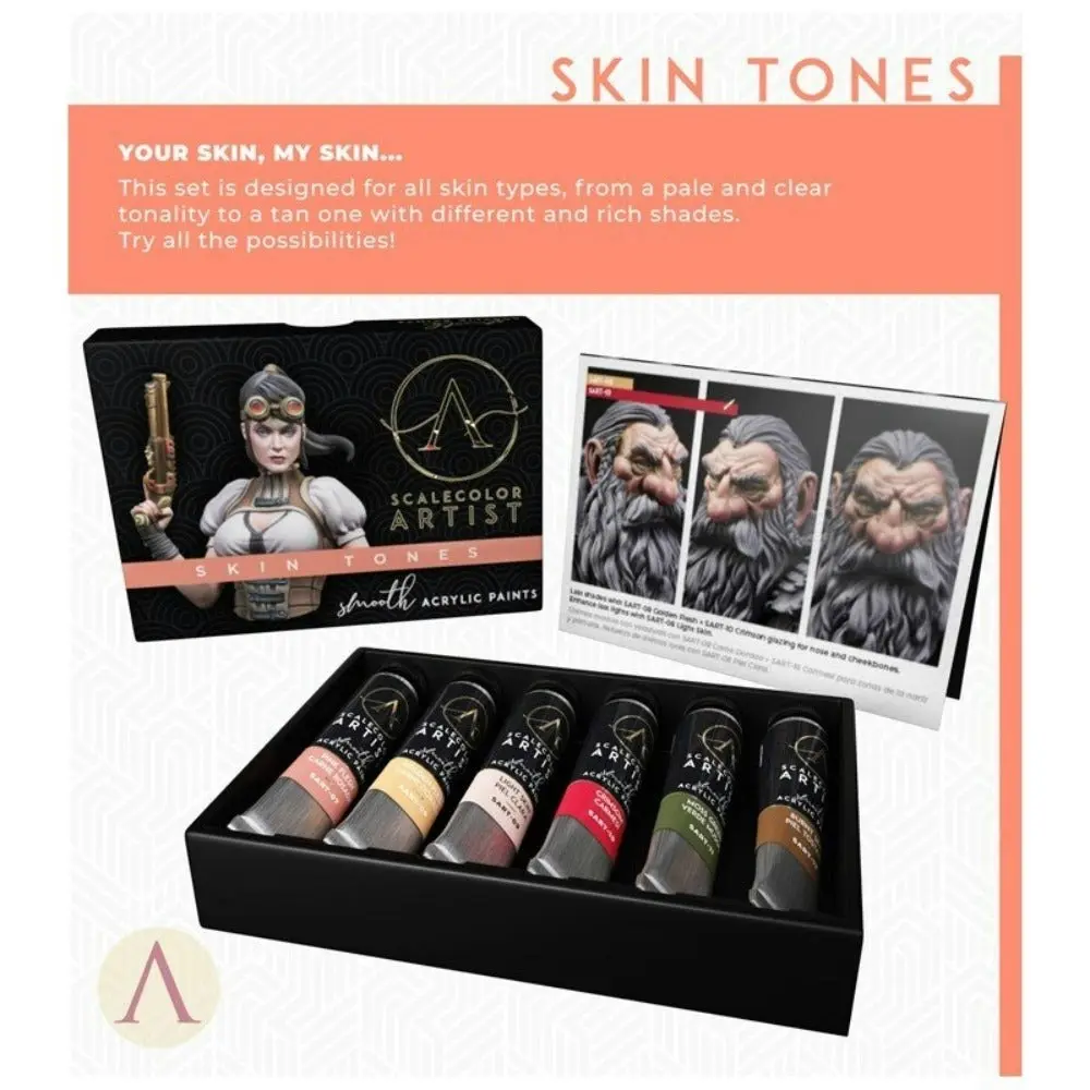 Scale 75 Scalecolor Artist Skin Tones Paint Set