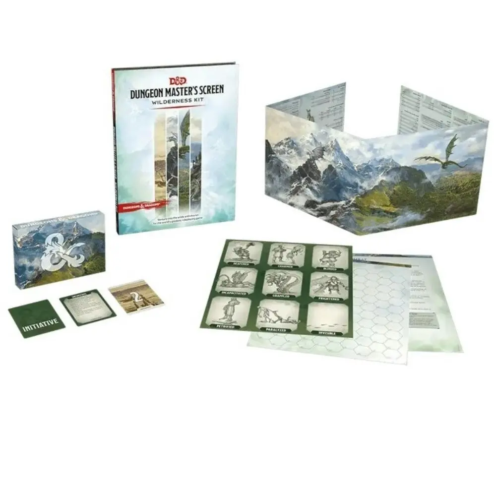 D&D Dungeon Master's Screen Wilderness Kit