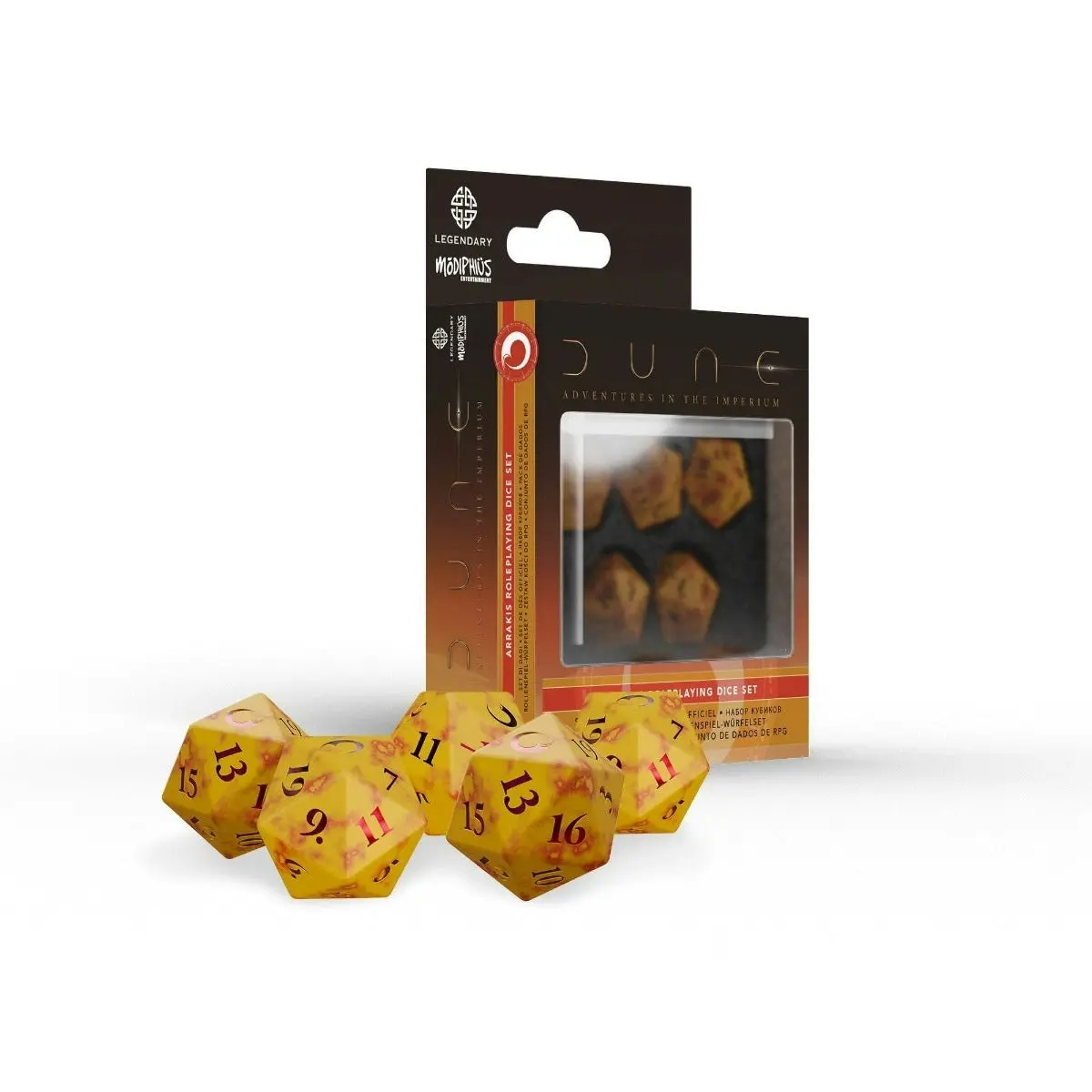 Dune RPG - Dice Set - Arrakis