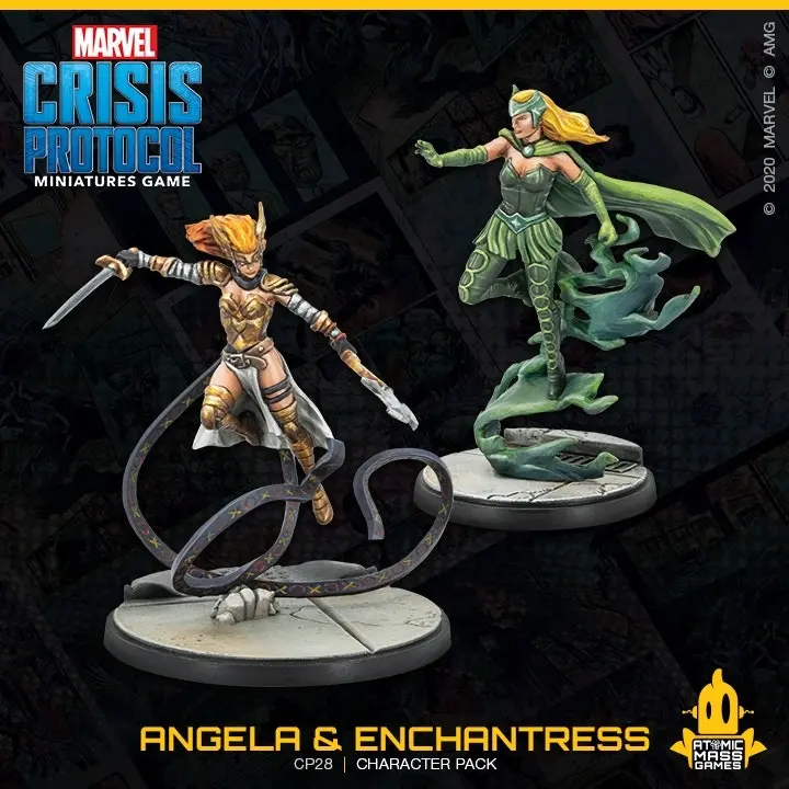 Marvel Crisis Protocol Miniatures Game Angela & Enchantress