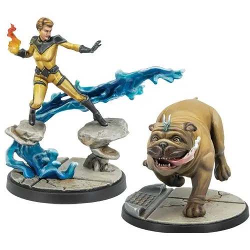 Marvel Crisis Protocol Miniatures Game Crystal & Lockjaw