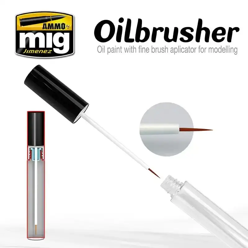 Ammo By Mig Oilbrusher Dark Blue