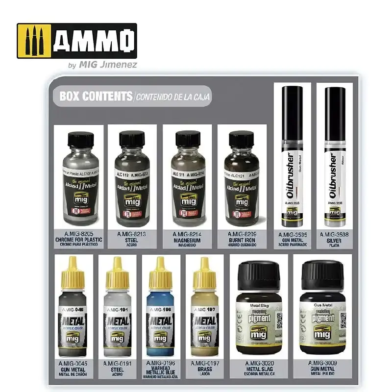 Ammo By Mig Super Pack Metallics