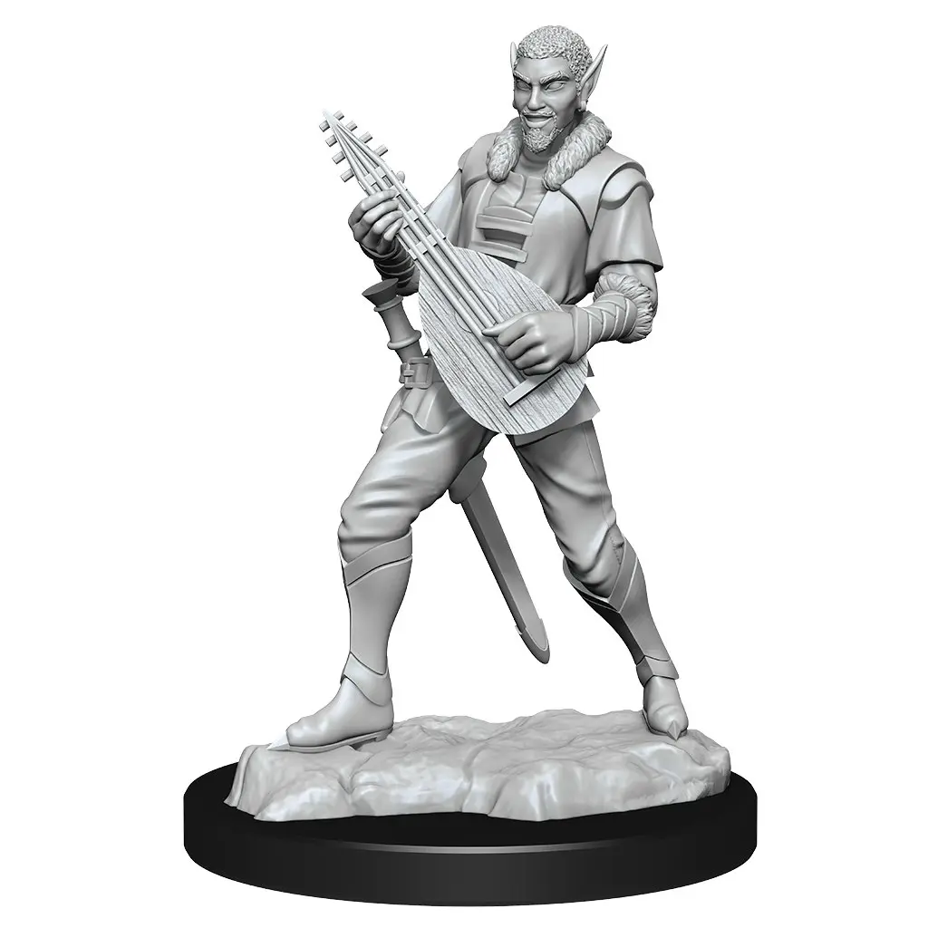 Critical Role Unpainted Miniatures Pallid Elf Rogue and Bard Male