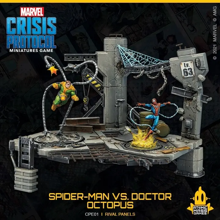 Marvel Crisis Protocol Miniatures Game Rivals Panels Spider-Man Vs Doctor Octopus