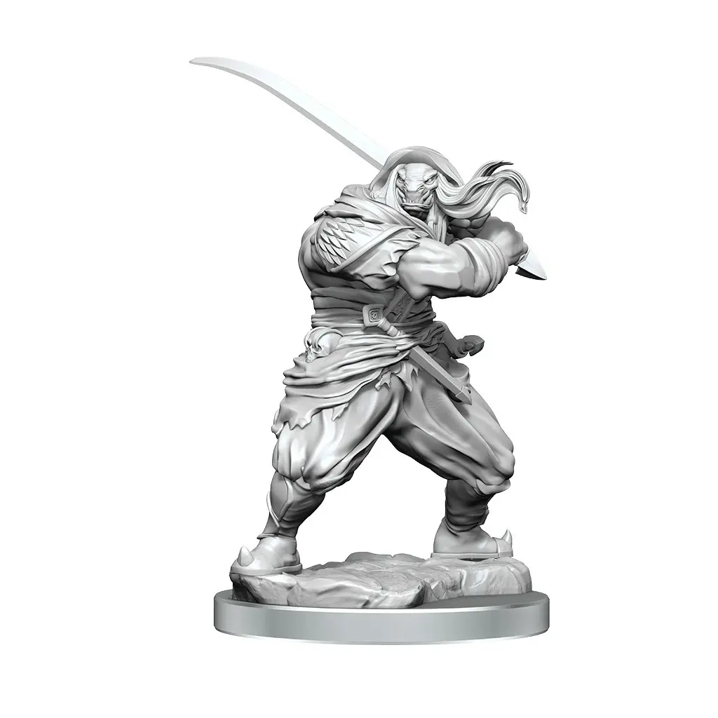 Magic the Gathering Unpainted Miniatures Zurgo Helmsmasher & Unyielding Krumar