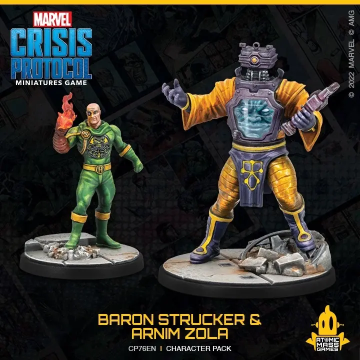 Marvel Crisis Protocol Miniatures Game Baron Strucker & Arnim Zola