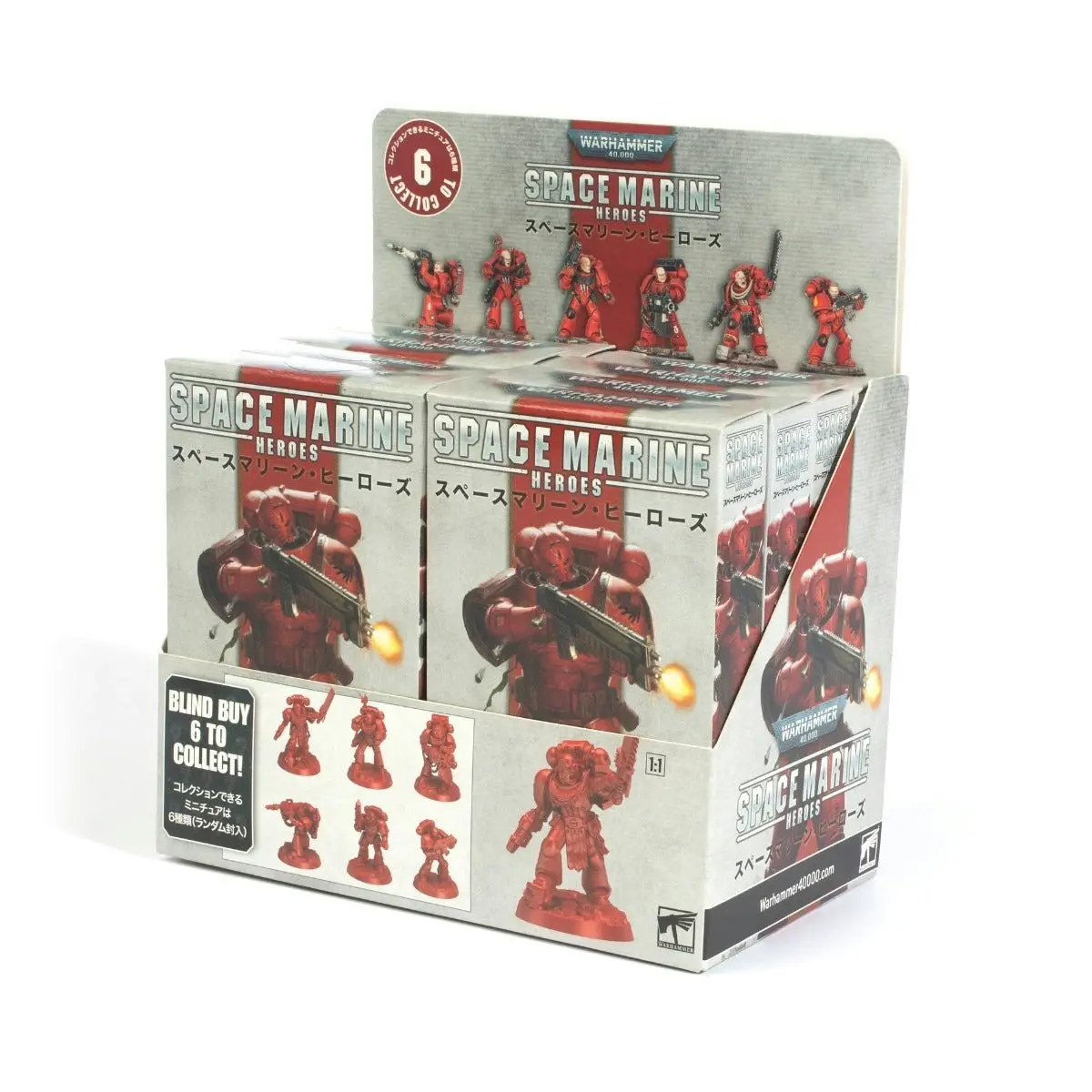 Space Marine Heroes Series 4 Display - Blood Angels