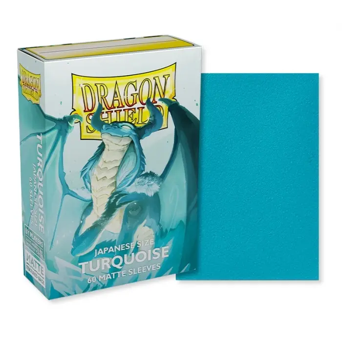 Sleeves - Dragon Shield Japanese - Box 60 - Turquoise Yadolom Matte