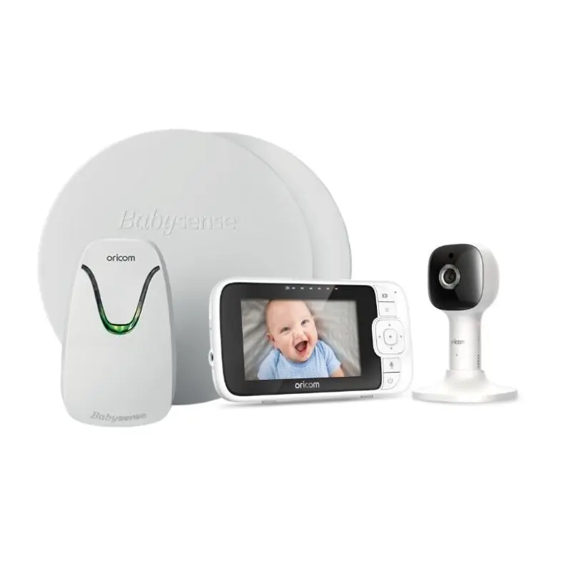 Oricom Babysense7 and Oricom OBH430 4.3 Smart HD Nursery Pal Baby Video Monitor Bundle Pack (BS7OBH430S)