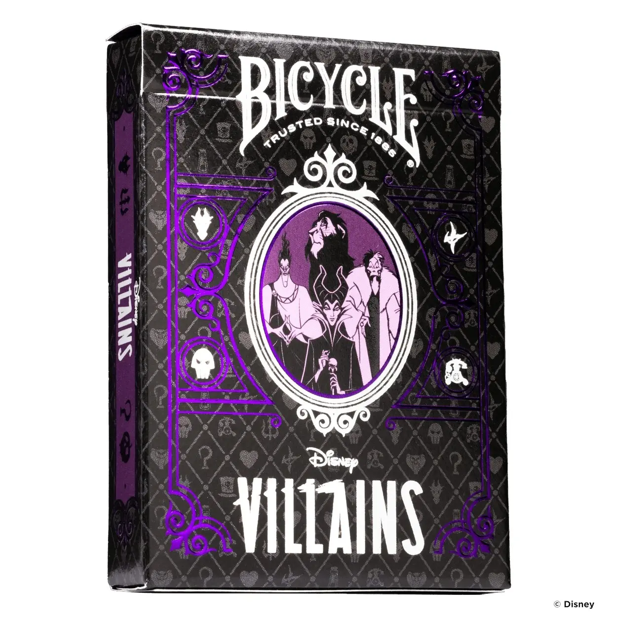 Bicycle Disney Villains Green/Purple Mix Playing Cards Display (6)