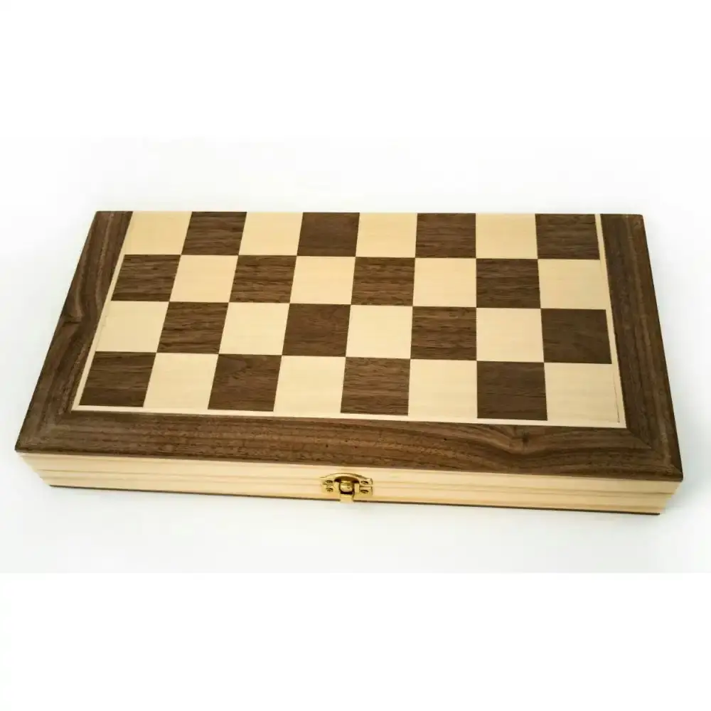 LPG Wooden Folding Chess/Checkers/Backgammon Set 35cm