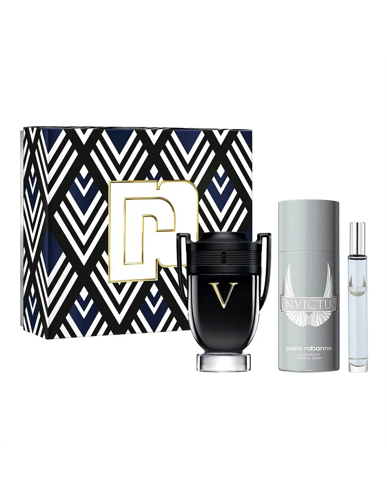 Rabanne Invictus VICTORY EDP Extreme 100ml 3 Piece Gift Set