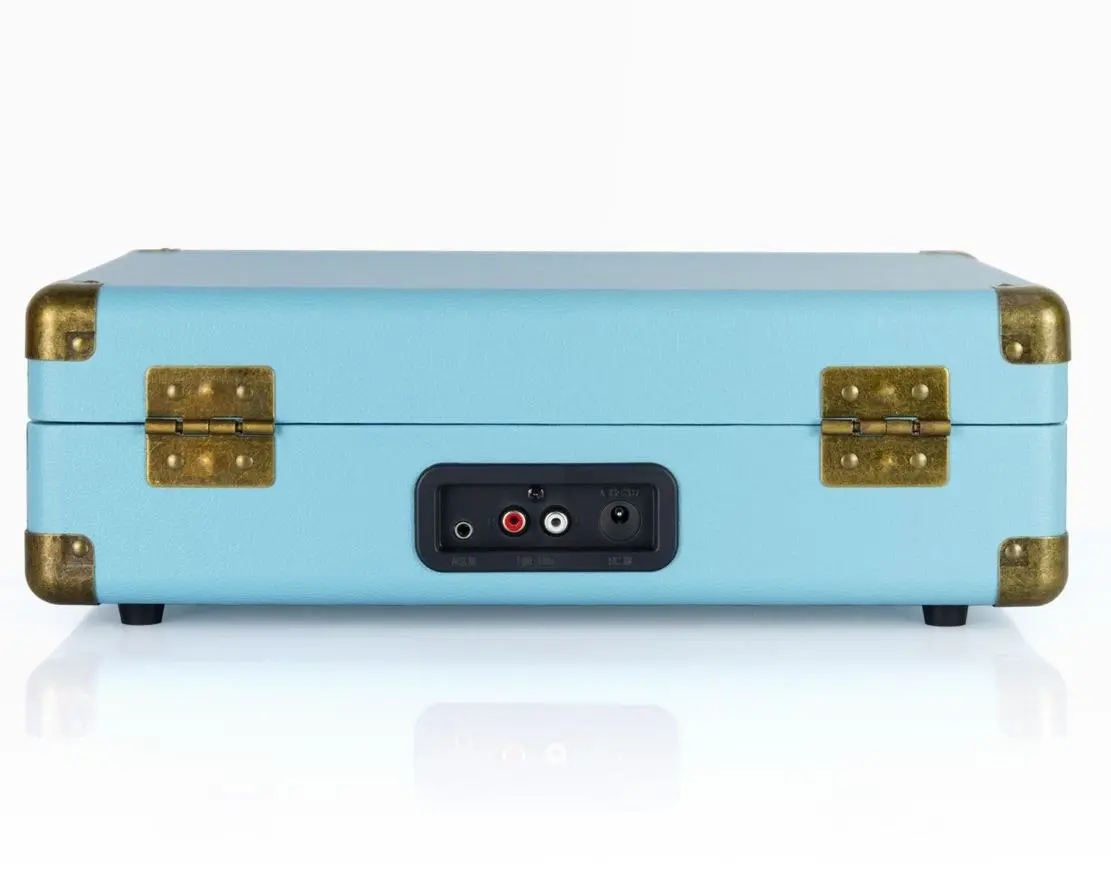 mBeat Woodstock 2 Retro Turntable Player - Sky Blue