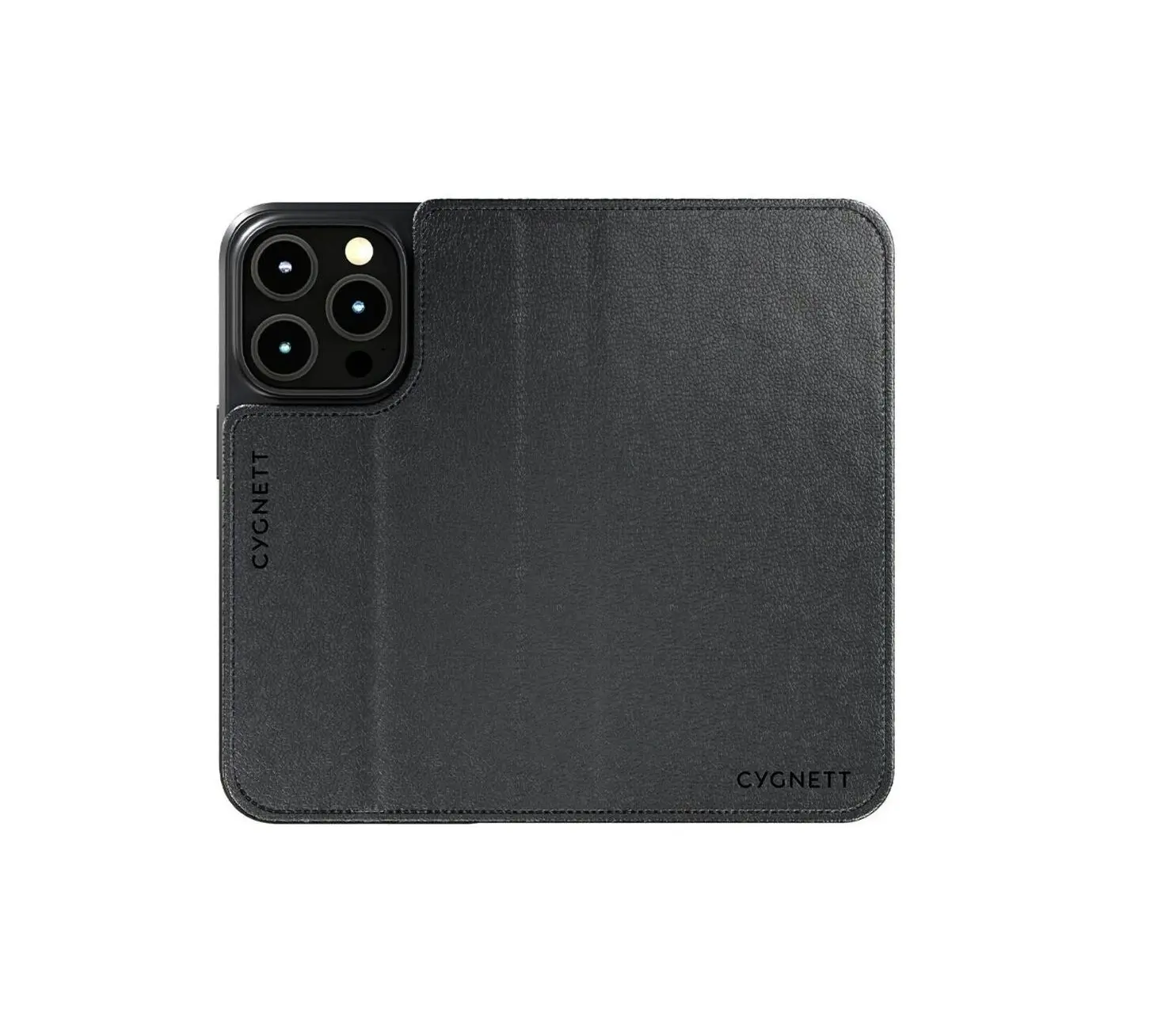 Cygnett Urbanwallet Leather Case For Iphone 15 Pro Max - Black