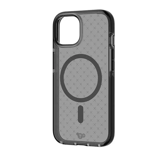 Tech21 Evo Check Magsafe Case For Iphone 15 Plus - Smokey Black